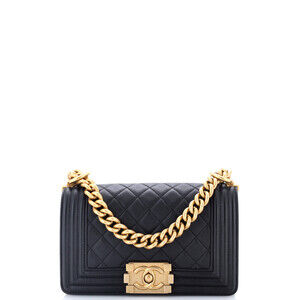 Chanel Small Boy Flap Bag Quilted Lambskin